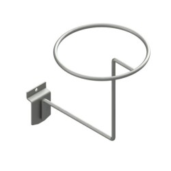 Expositor cascos Ø6mm. Sujeción lama.