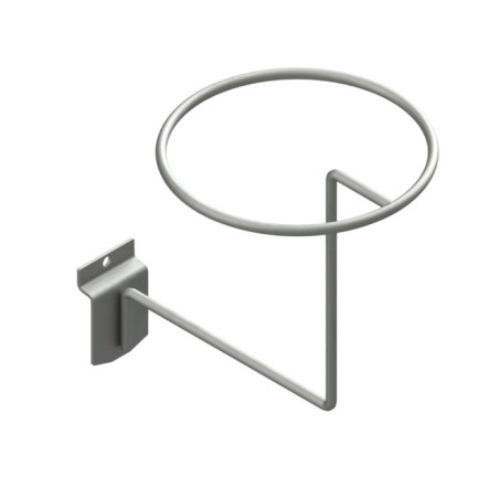 Expositor cascos Ø6mm. Sujeción lama.