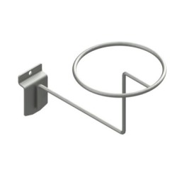 Expositor sombreros Ø6mm. Sujeción lama.