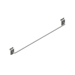 Expositor varilla Ø8mm de 60cm de longitud. Sujeción lama.