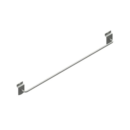 Expositor varilla Ø8mm de 60cm de longitud. Sujeción lama.