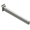 Brazo rectangular 30-15 de 35cm, con taladros para ventosas. Sujeción lama.