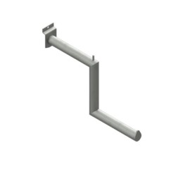 Brazo escalonado Ø25mm de 17x15x17cm. Sujeción lama.