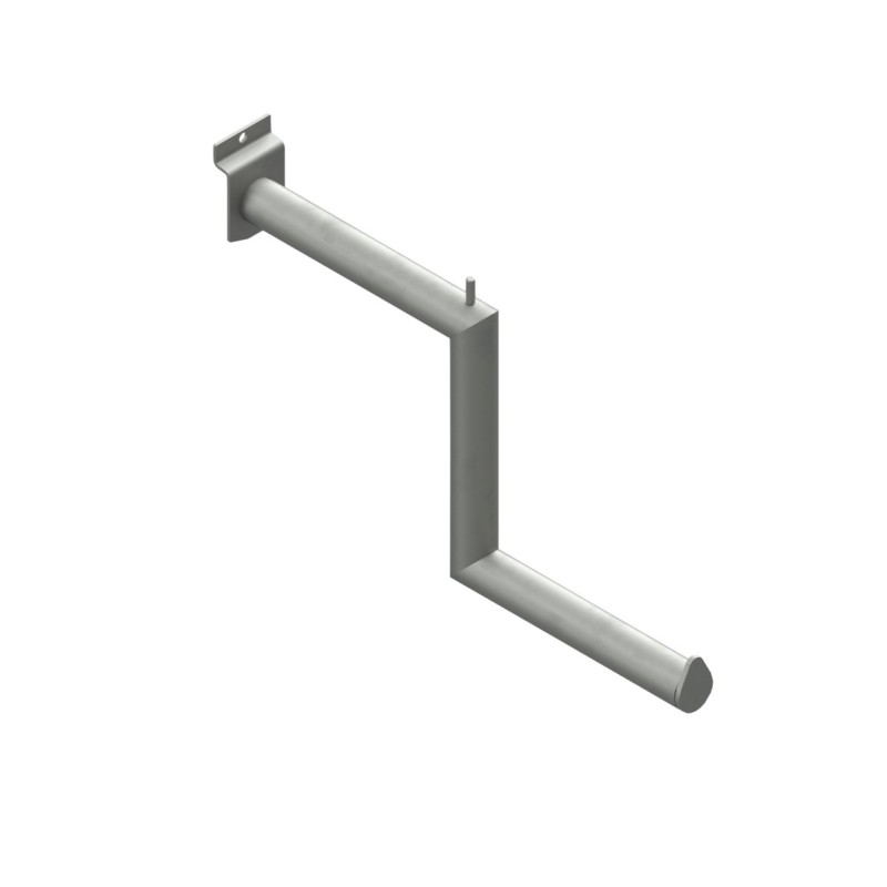 Brazo escalonado Ø25mm de 17x15x17cm. Sujeción lama.