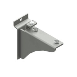 Cartela estante cristal a lama con ventosas y prisionero. Sujeción lama.