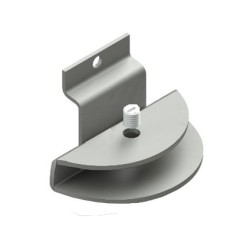 Soporte pinza estante cristal de 8-10mm. Sujeción lama.