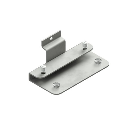 Soporte pinza rectangular, para estante decristal de 8-10mm. Sujeción lama.