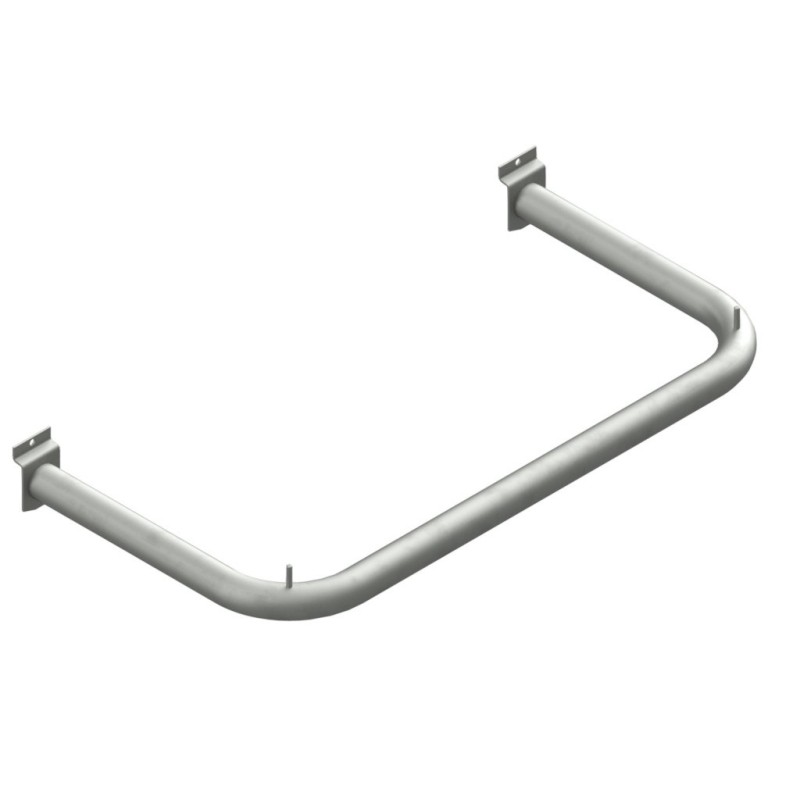 Barra colgador de 90cm. Sujeción lama.