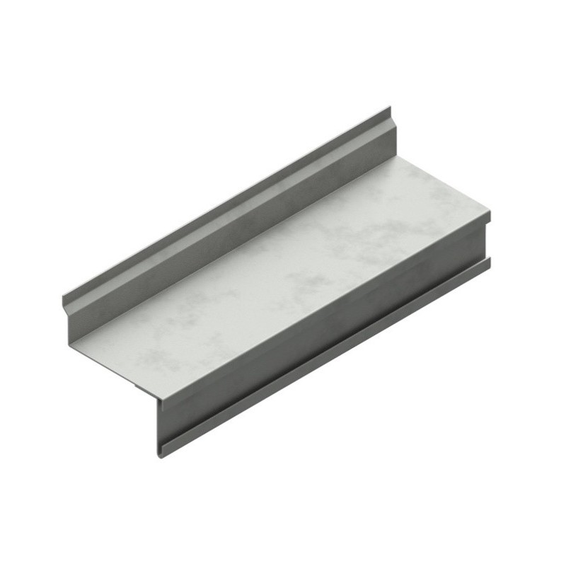 Soporte zapatillas de 25x10cm con porta precios. Sujeción lama.