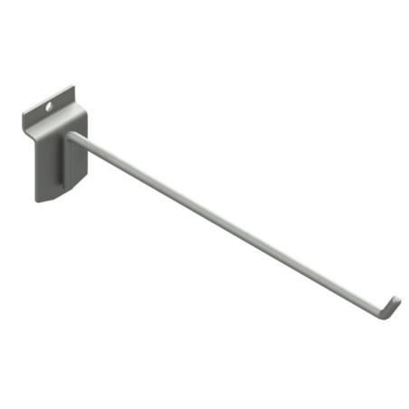 Gancho simple Ø6mm de 20cm. Sujeción lama.