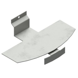 Soporte zapatillas diseño curvo de 20x11cm pestaña para poner logo. Sujeción lama.